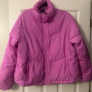 Wild Fable Pink Puffer Jacket